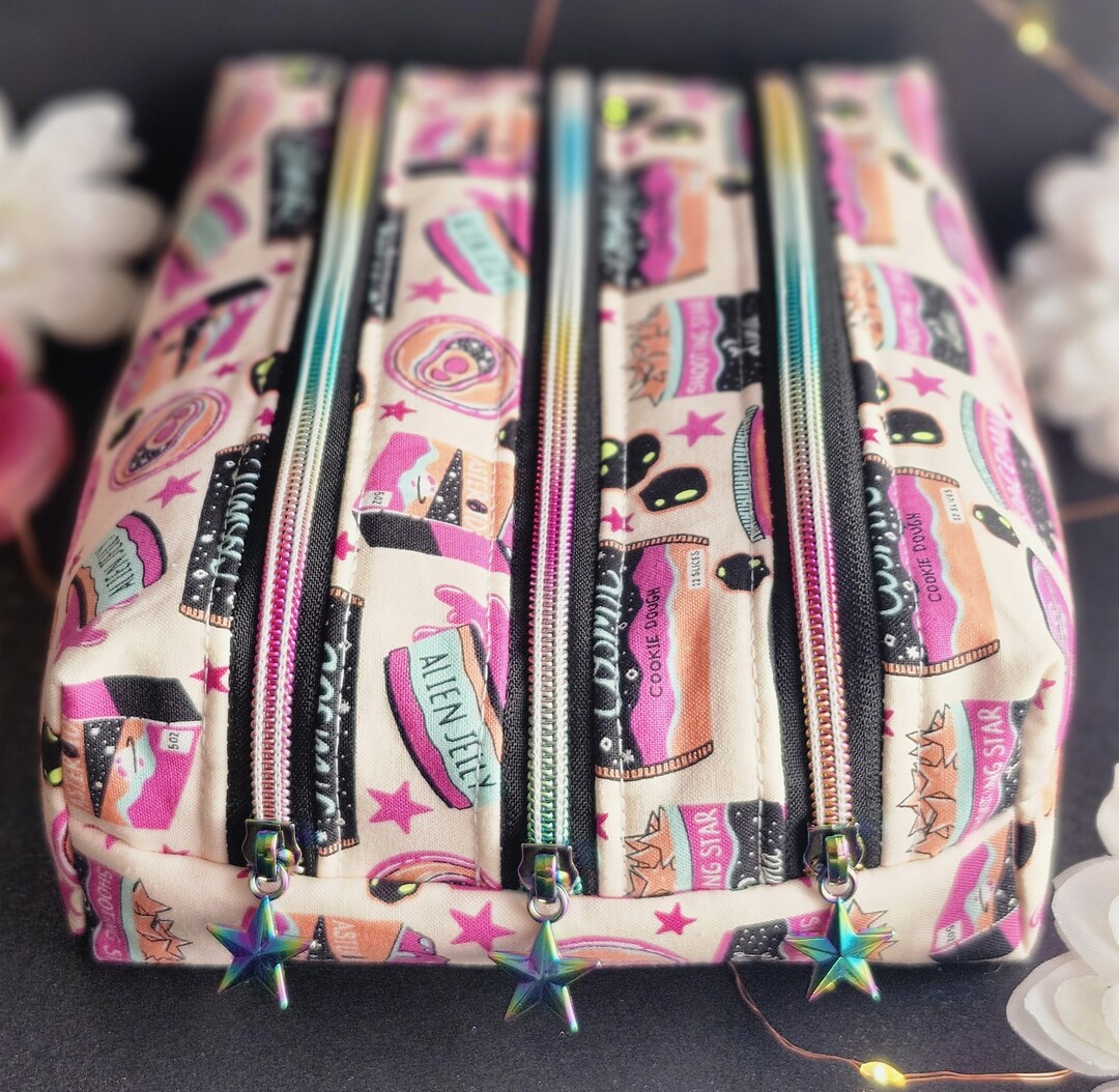 Gift for Her Vacation Travel Essential Cosmetic Zipper Pouch for